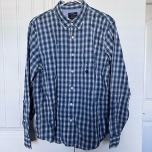 Abercrombie & Fitch Blue Checkered Button Down Shirt